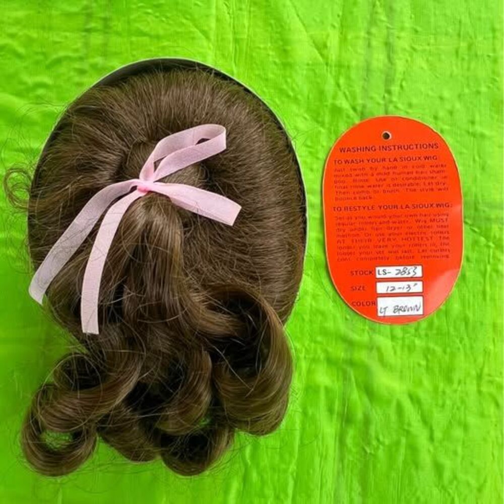 La Sioux Light Brown Doll Wig Size 12-13"